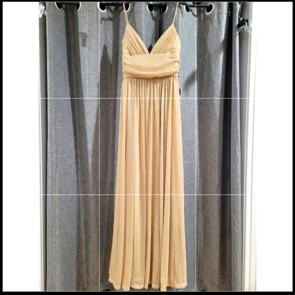 Champagne glitter dress
